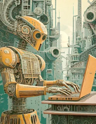 generative AI agent working at computer